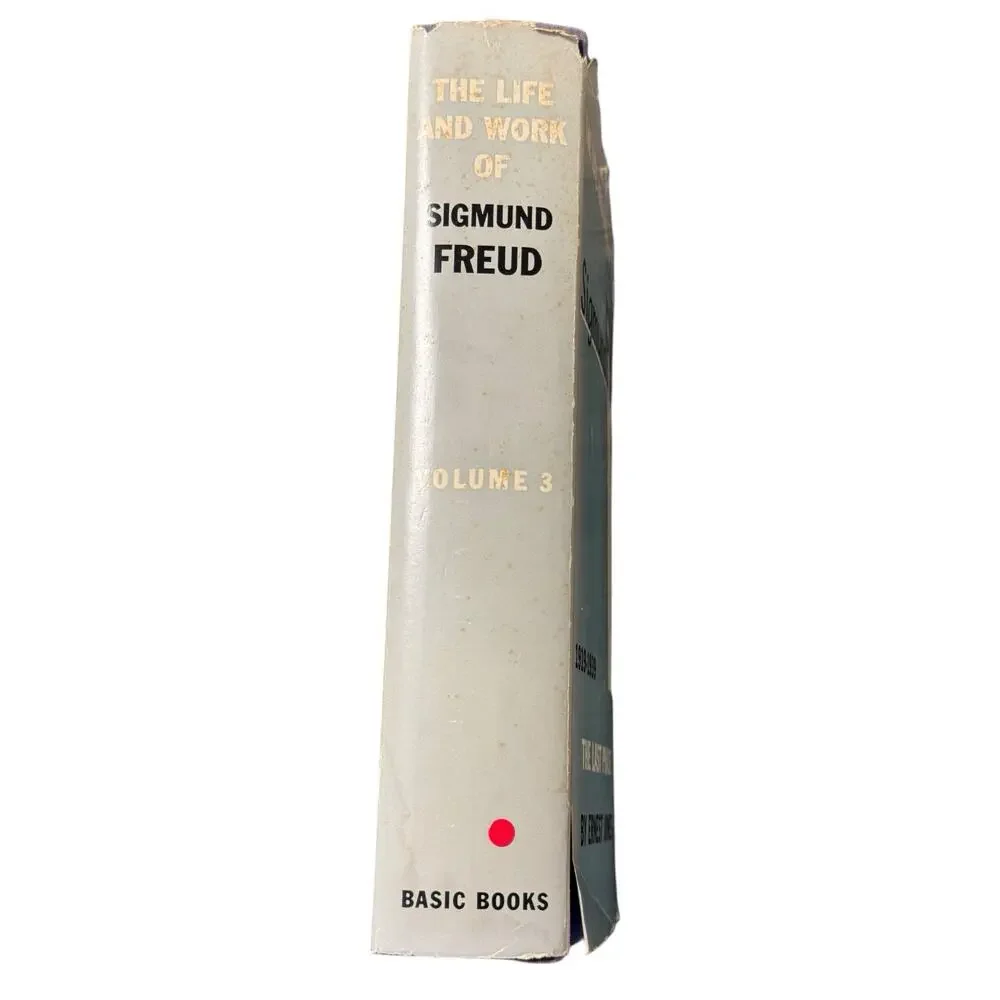 Ernest Jones THE LIFE AND WORK OF SIGMUND FREUD 3 Vol Set Basic Books 1950s